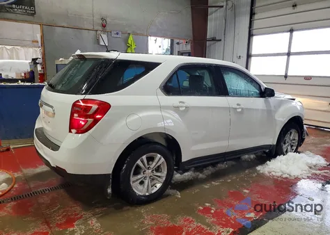 2017 Chevrolet Equinox Ls из США, поврежденный, VIN 2GNALBEK2H1533329